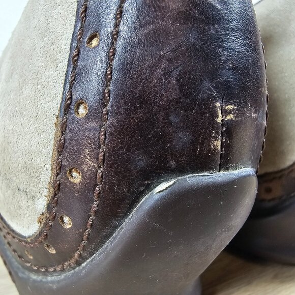 Merrell Plaza Bandeau Womens Mary Jane Shoes Outdoor Dark Taupe Suede Size 9 - Picture 8 of 14